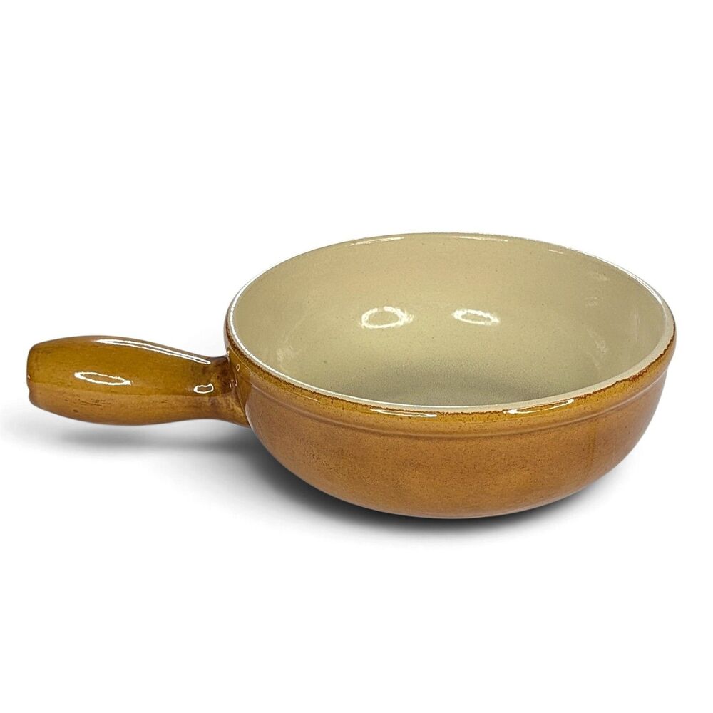 Landert 22 Ceramic Fondue Pot Skillet Swiss Pottery Caquelon Vintage Mid-Century